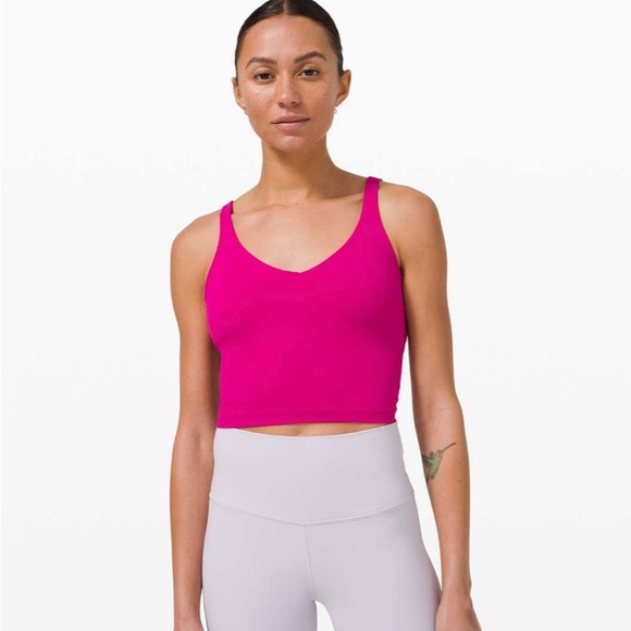 LULULEMON RIPENED RASPBERRY ALIGN TANK SIZE 6 - Picture 1 of 4